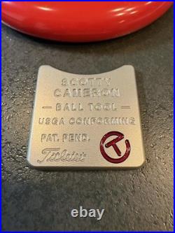 Scotty Cameron Circle T Ball Marker Alignment Tool with Rubber Case Rare New