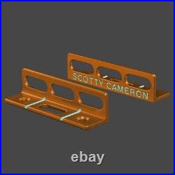 Scotty Cameron Circle T Putting Path Tool Misted Orange SC Blue Rare