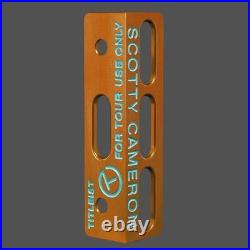 Scotty Cameron Circle T Putting Path Tool Misted Orange SC Blue Rare