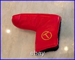 Scotty Cameron Circle T Red Studio Stainless Blade Headcover No Pivot Tool Used