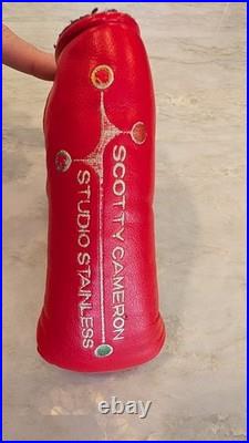 Scotty Cameron Circle T Red Studio Stainless Blade Headcover No Pivot Tool Used