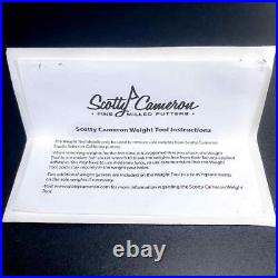 Scotty Cameron Circle T Weight Tool Rare Item