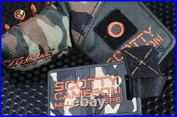 Scotty Cameron Custom Shop Headcover-camo Cover, Tees, Leash, Divot Tool, Pin