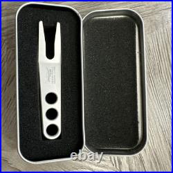 Scotty Cameron Divot Pivot Tool Silver with Red Dot, Storage Tin, Titleist