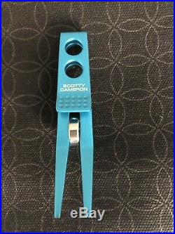 Scotty Cameron FOR TOUR USE ONLY High Roller Clip Pivot Tool FTUO NEW Turquoise