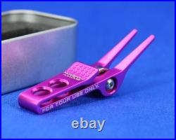 Scotty Cameron FTUO Roller Clip Pivot Tool Pink BP Unused Golf Divot Tool