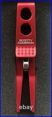Scotty Cameron For Tour Use Only Red Roller Clip Divot/Pivot Tool