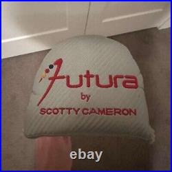 Scotty Cameron Futura 34 Putter NEW GRIP + Authentic Headcover