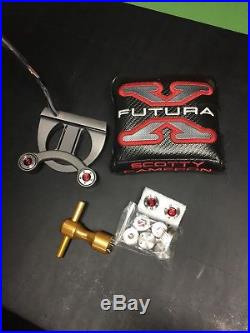 Scotty Cameron Futura X Dual Balanced 34 Putter WithHC & Various Weights & Tool