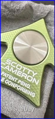 Scotty Cameron GREEN Aero Alignment Tool / Metal Ball Marker / NEW