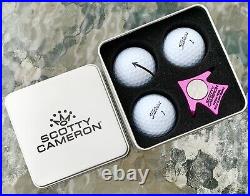 Scotty Cameron Gallery? AERO ALIGNMENT TOOL KIT 3 Pro-V Balls/Tin BRIGHT PINK