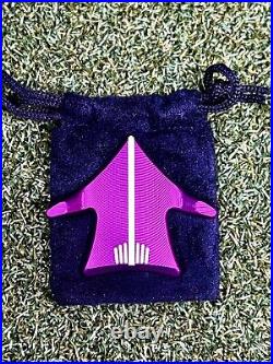 Scotty Cameron Gallery AERO BALL MARKER & ALIGNMENT TOOL-Violet-With Pouch-NEW