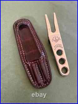 Scotty Cameron Gator Leather Pivot Divot Tool With Holster Stainless Steel Scotty Cameron Gator Leather Pivot Divot Tool With Holster Stainless Steel