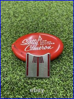 Scotty Cameron Golf Ball Circle T Marker Red Alignment Tool with Red Case y02