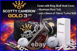 Scotty Cameron Golo 3 35 King Skull Hc Divot Tool & Titleist Balls