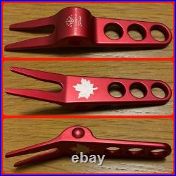 Scotty Cameron Green Fork Maple Leaf Red From JP 3Unused