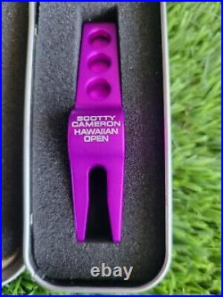 Scotty Cameron Hawaiian Open Divot Tool Repair Purple New