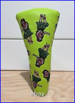 Scotty Cameron Headcover 2004 Hula Girl Lime Putter Cover Divot Tool Golf New