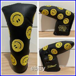 Scotty Cameron Headcover 2007 Smiley Face Putter Cover Pivot Tool Golf New