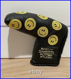 Scotty Cameron Headcover 2007 Smiley Face Putter Cover Pivot Tool Golf New