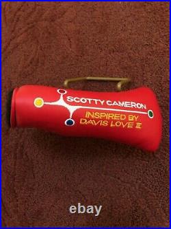 Scotty Cameron Headcover Davis Love III Red Mint with Pivot Tool