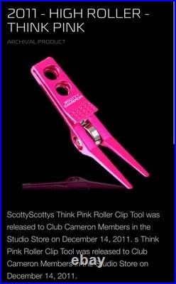 Scotty Cameron High Roller Clip Divot Pivot Tool set of 7 colors