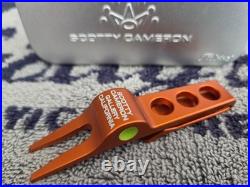 Scotty Cameron Jack The Donkey Gallery Clip Divot Pivot Tool Tin Clip? Orange