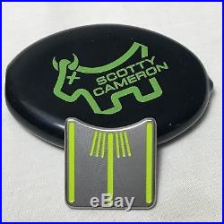 Scotty Cameron Lime Green Bullseye Marker Alignment Tool Ball Marker USGA