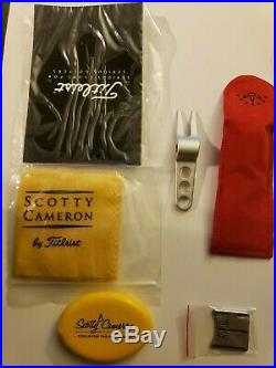 Scotty Cameron Lot Divot Tool. Ball Marker & Oil Can putter finish care cloth