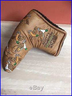 Scotty Cameron Mallards (flying ducks) Head Cover with Tool Excellent! Clean