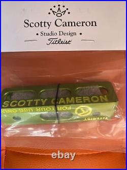 Scotty Cameron Masters 2022 Putting Path Tool Golf Misted Green/ Neon Yellow