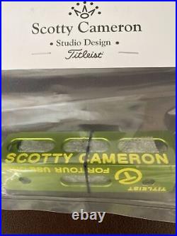 Scotty Cameron Masters 2022 Putting Path Tool Golf Misted Green/ Neon Yellow