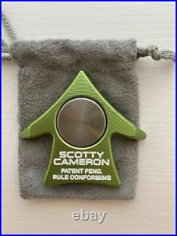 Scotty Cameron Masters Release Misted Green Aero Alignment Tool Golf Ball Marker