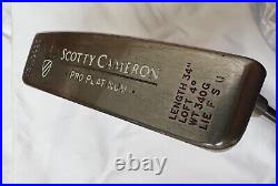 Scotty Cameron Mil-Spec Pro Platinum Putter Newport 34 with Scotty Divot Tool