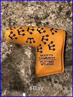 Scotty Cameron Mini Crown Yellow Headcover With Divot Tool
