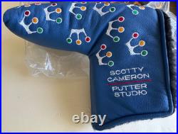 Scotty Cameron Mini Crowns Putter Cover With Divot Tool! RARE BLUE