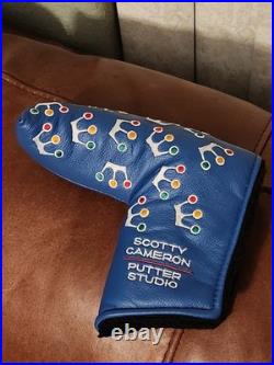 Scotty Cameron Mini Crowns Putter Cover With Divot Tool! RARE BLUE Scotty Cameron Mini Crowns Putter Cover With Divot Tool! RARE BLUE