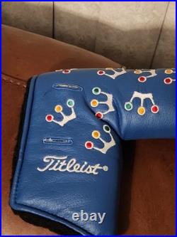 Scotty Cameron Mini Crowns Putter Cover With Divot Tool! RARE BLUE