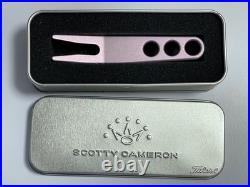 Scotty Cameron My Girl Pink Pivot Tool Divot Repair Tool with Case Titleist Rare
