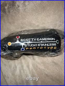 Scotty Cameron New 2003 Prototype Putter Cover Headcover Black Suede W Tool