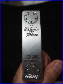 Scotty Cameron Newport 1.5 35 inch with head cover and divot tool