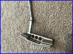 Scotty Cameron Newport 2 (2016) + 5 Blue Pistolini grips + Weights/Tool + Cover