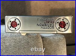 Scotty Cameron Newport 2 (2016) + 5 Blue Pistolini grips + Weights/Tool + Cover