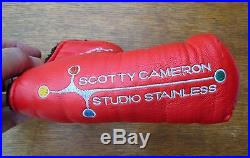 Scotty Cameron Newport 2 Studio Stainless, original putter cover, new pivot tool