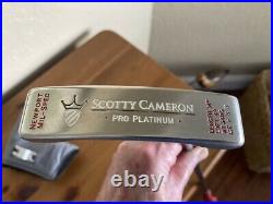 Scotty Cameron Newport Mil-Spec 34/340, Red Pistolero, Cover + Divot Tool, Exc