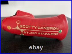 Scotty Cameron Newport Studio Stainless 35 Headcover with Divot Tool Cord Grip
