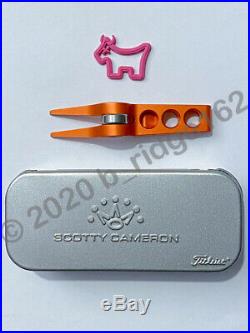 Scotty Cameron Orange For Tour Use Only High Roller Clip Pivot Tool + BallMarker