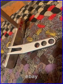 Scotty Cameron Pro Platinum Laguna Mid Slant Putter plus divot tool