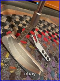 Scotty Cameron Pro Platinum Laguna Mid Slant Putter plus divot tool