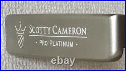Scotty Cameron Pro Platinum Newport Midslant Putter 34 with pivot tool